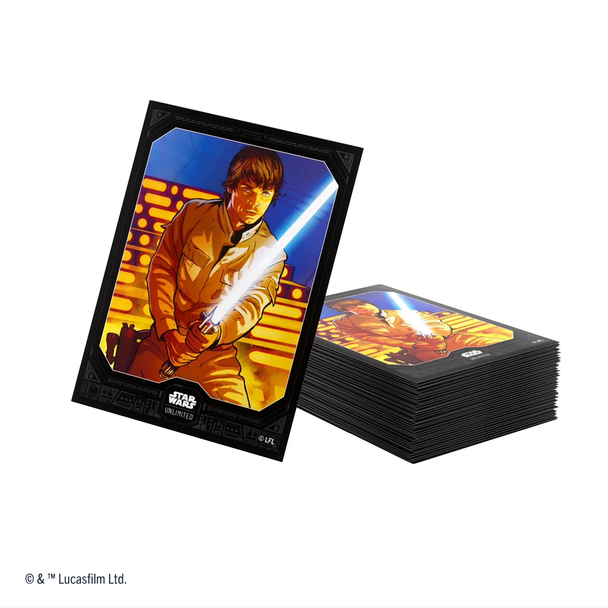Star Wars Unlimited Art Card Sleeves Luke Skywalker Double Sleeving Pack - Image 2