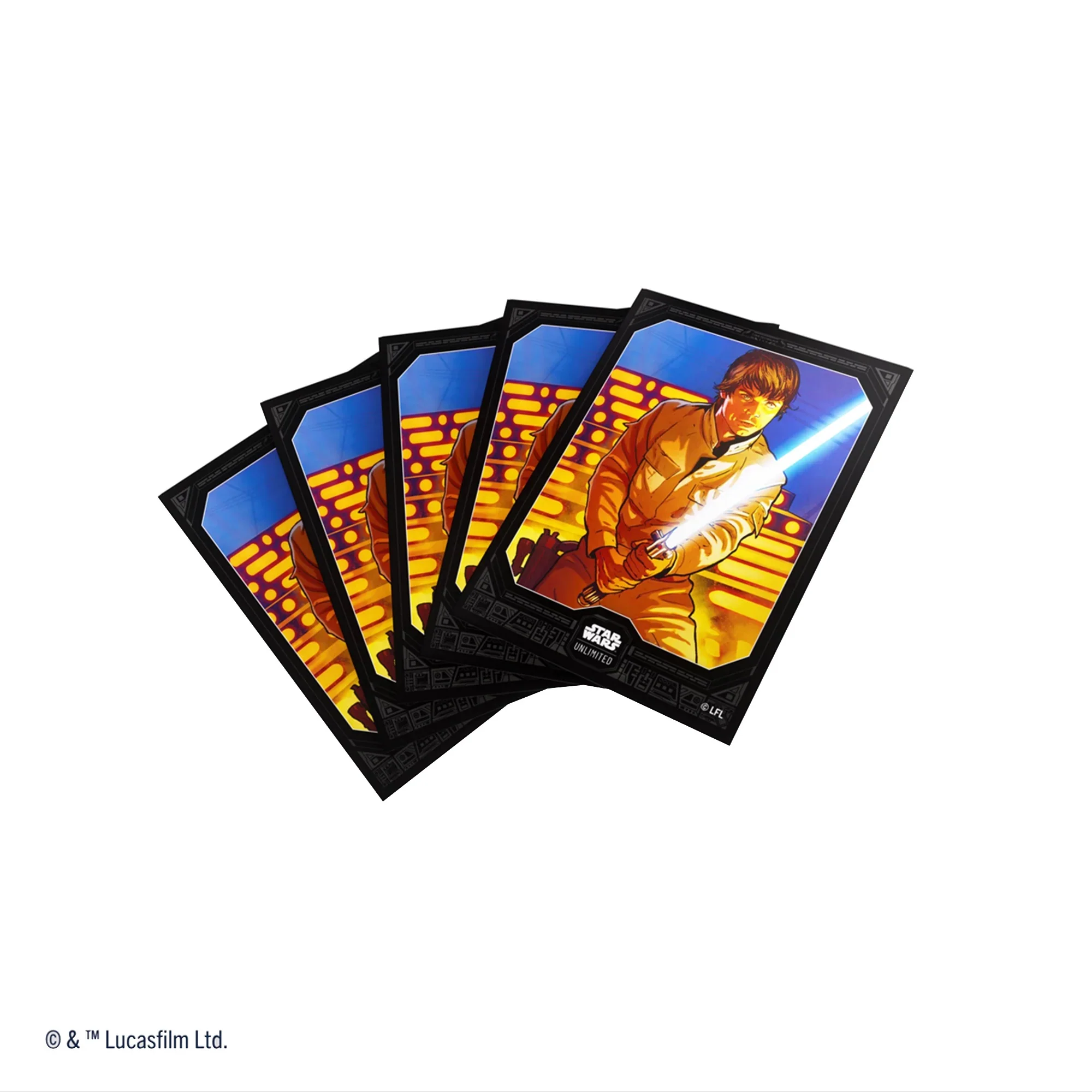Star Wars Unlimited Art Card Sleeves Luke Skywalker Double Sleeving Pack - Image 3