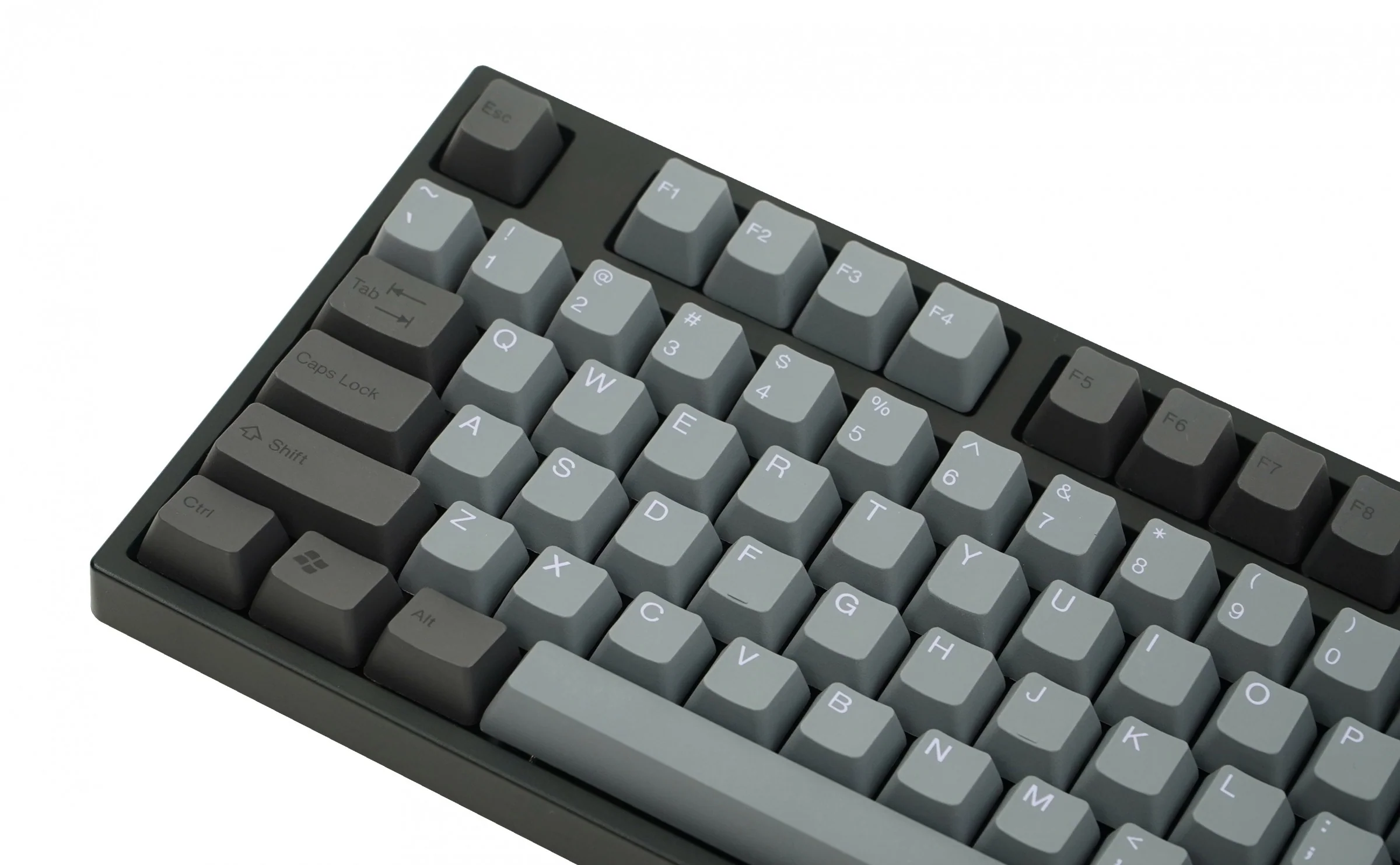 Tai-Hao Dark Grey / Black 104 Key OEM Profile PBT Double Shot Keycap Set - Image 2