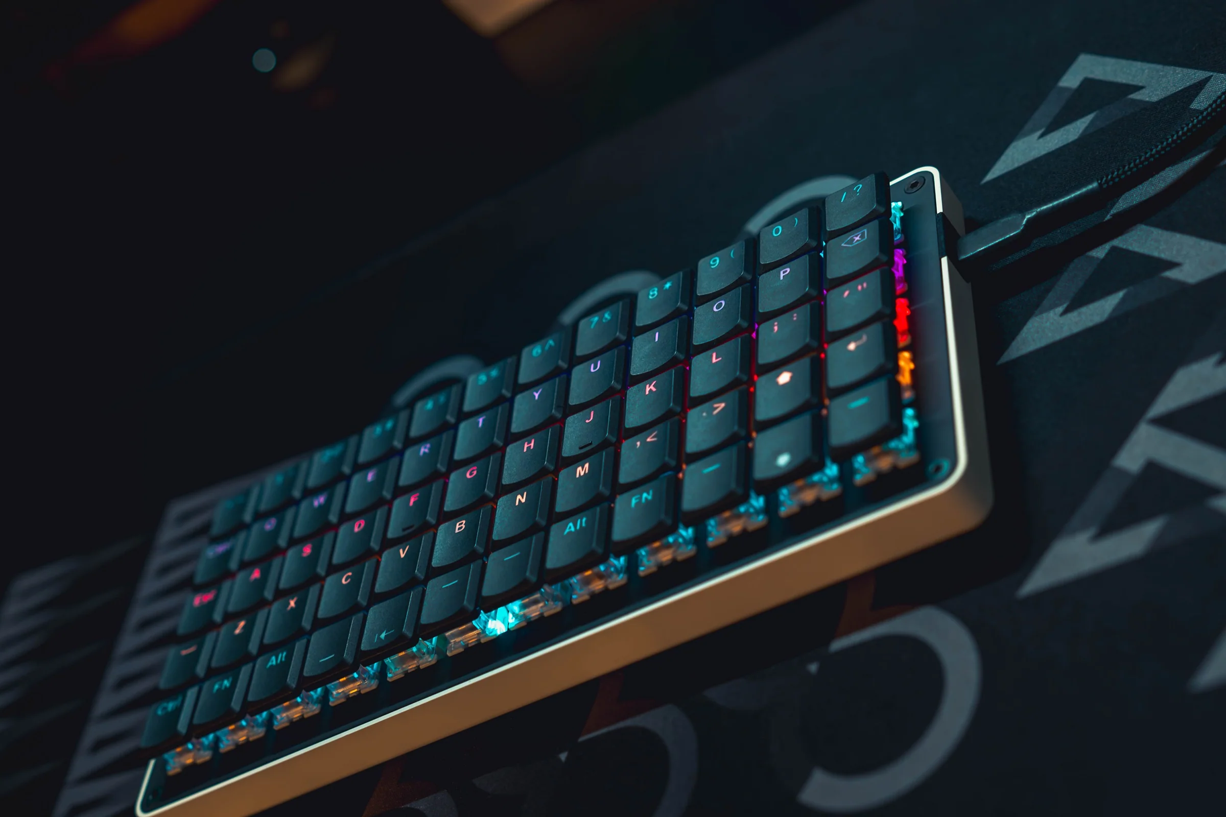 Tai-Hao Black THT Backlit 65 Key Double Shot PBT Low Profile Keycap Set - Image 3