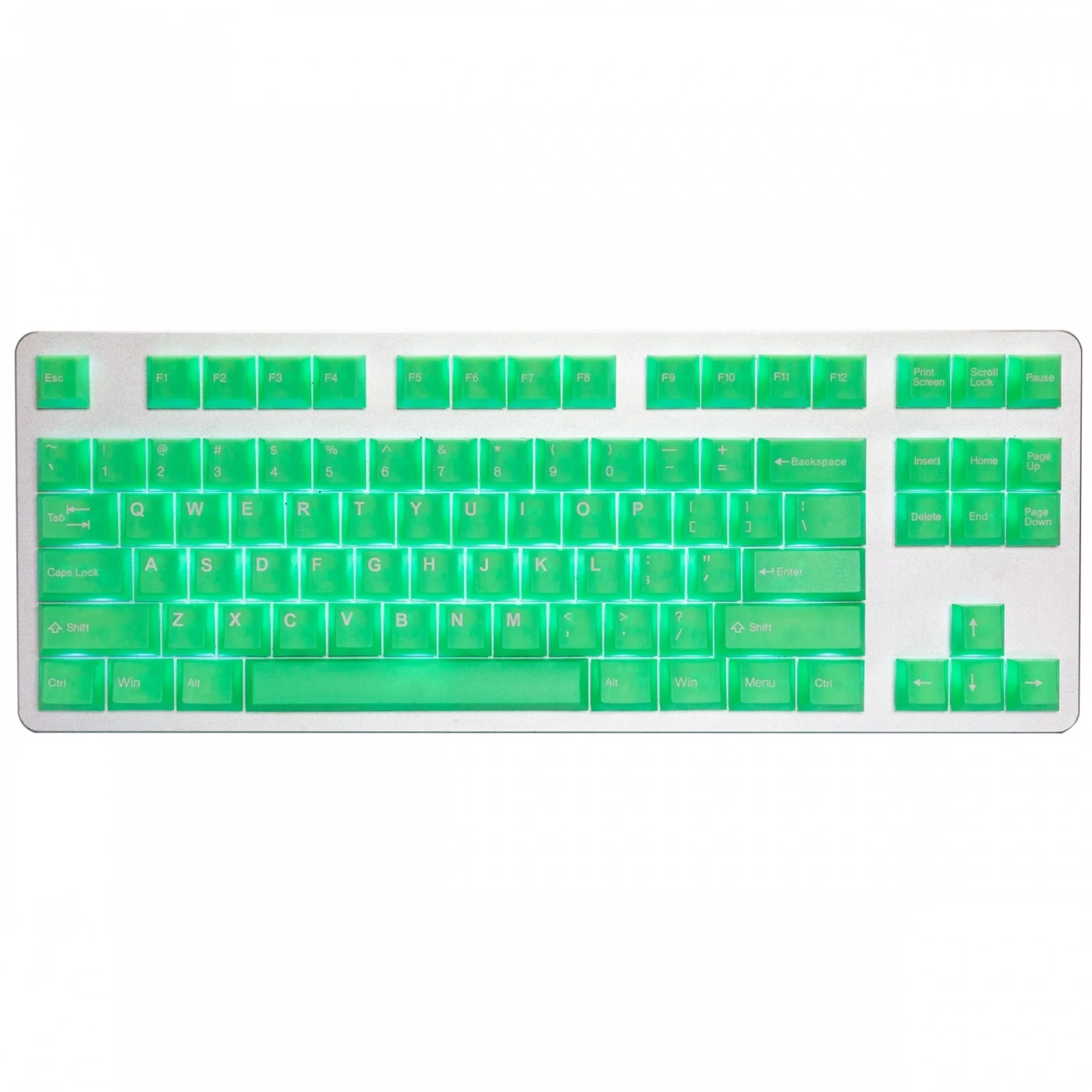 Tai-Hao Slime Sprout Haunted Translucent 152 Key Cubic Profile Double Shot ABS Keycap Set - Image 4