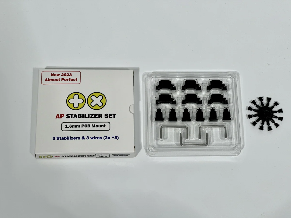 TX AP Stabilizers 1.6mm PCB Mount Clip-in 2u Kit (3 pack) - Image 3