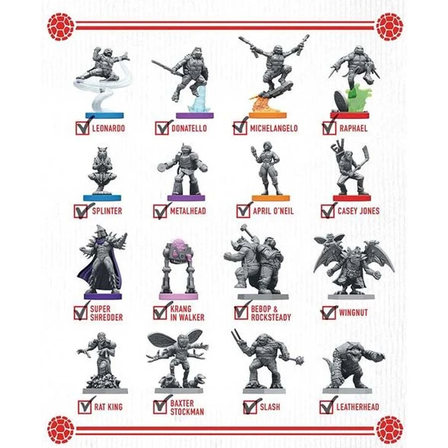 Unmatched Adventures Teenage Mutant Ninja Turtles Extra Toppings Miniatures Pack - Image 2