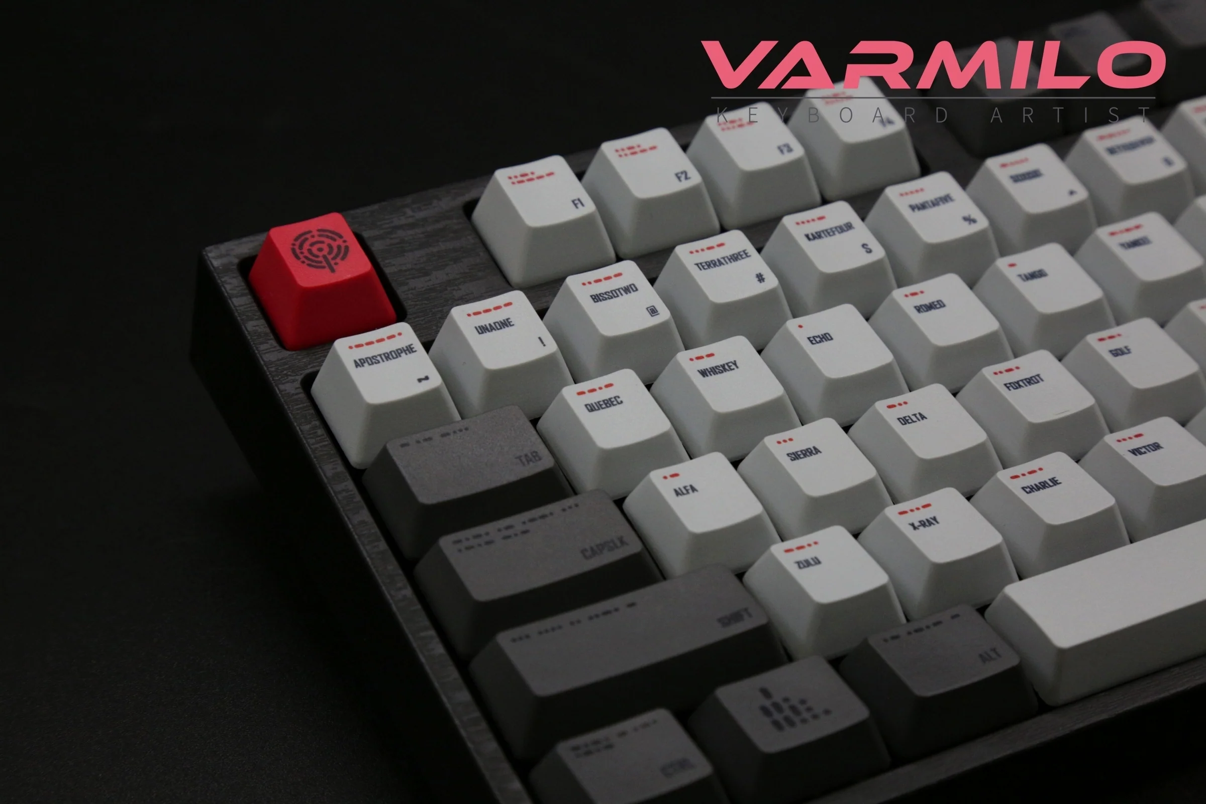 Varmilo Morse Code 108 Key Dye Sub PBT Keycap Set - Image 3