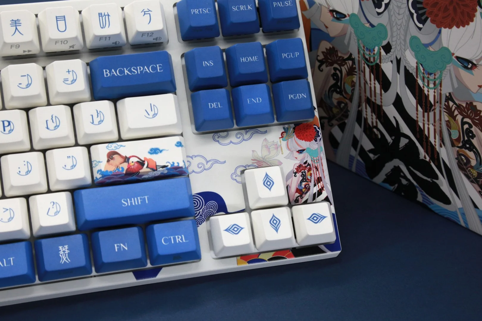 Varmilo MA87M Love Birds I White LED TKL Dye Sub PBT Mechanical Keyboard - Image 4