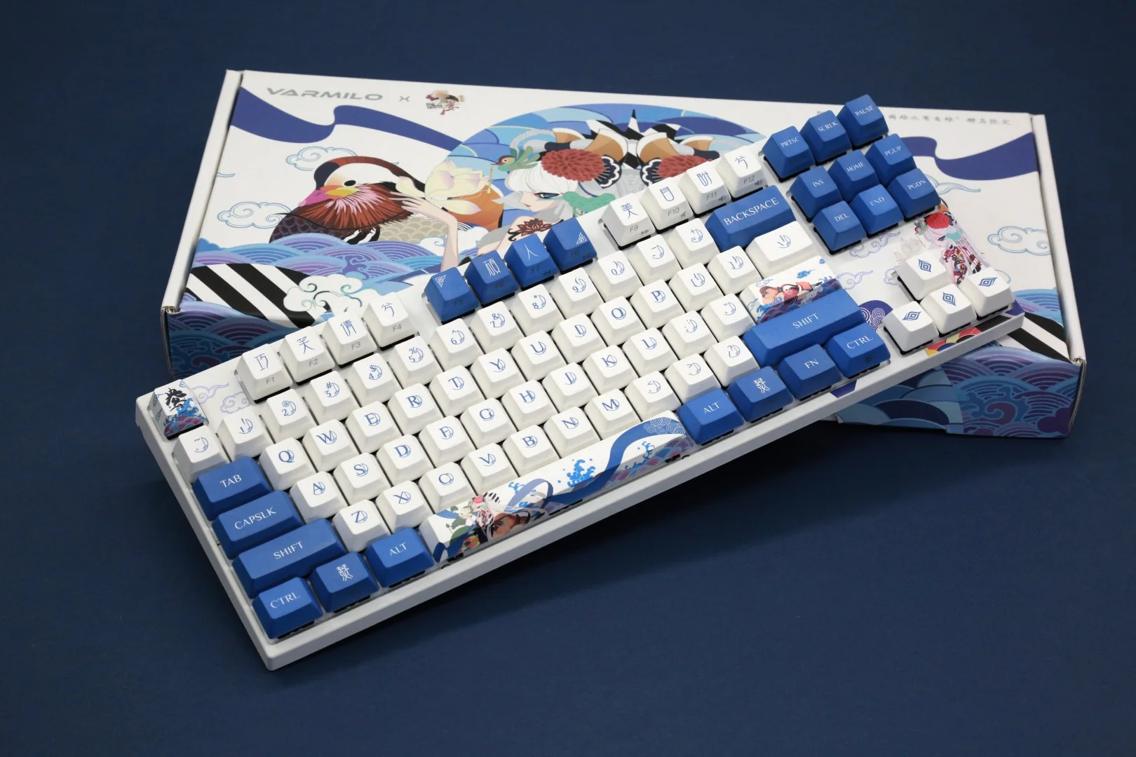 Varmilo MA87M Love Birds I White LED TKL Dye Sub PBT Mechanical Keyboard - Image 8