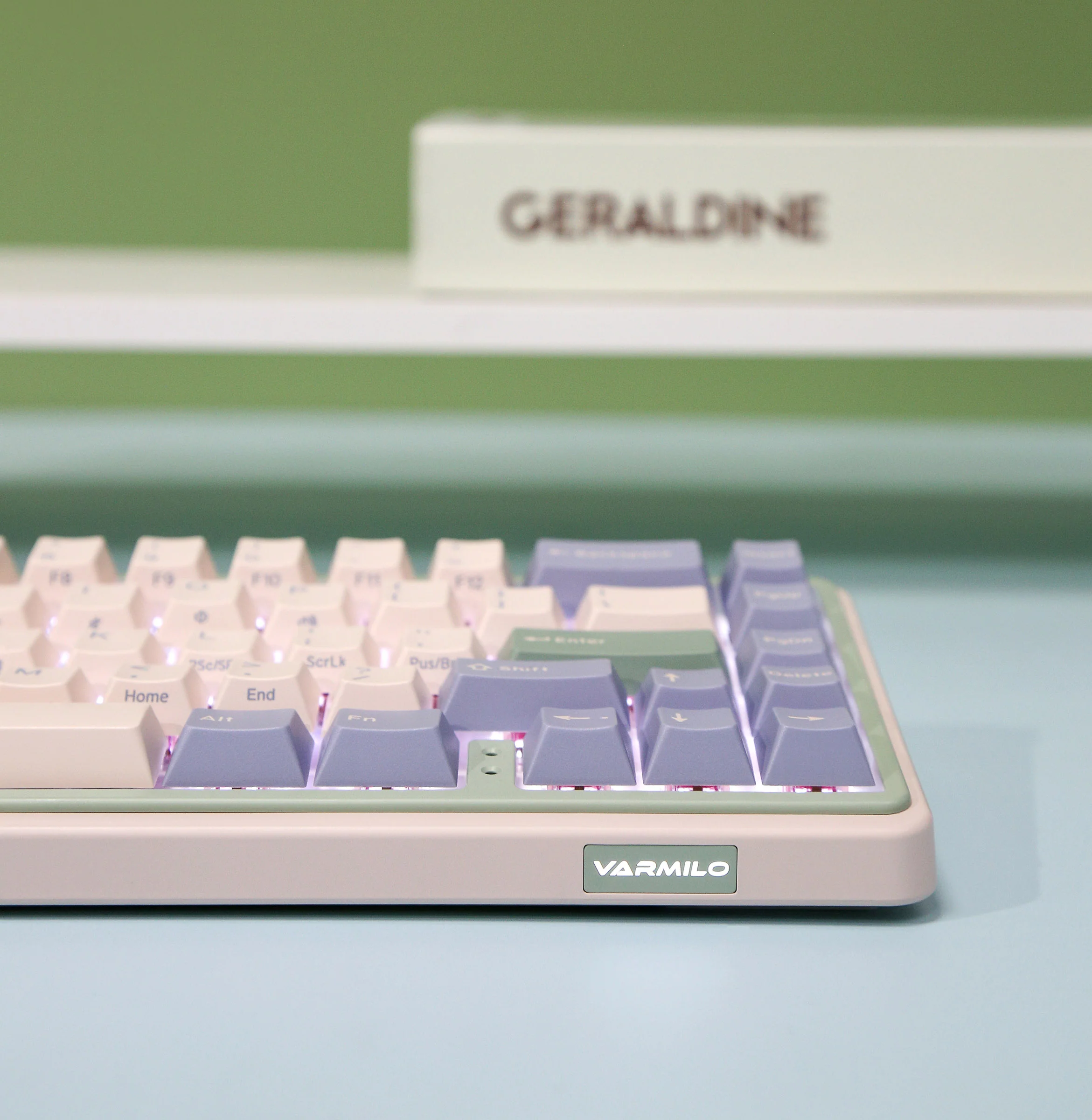 Varmilo Minilo VXB67 Eucalyptus 65% Bluetooth White LED EC Keyboard - Image 4