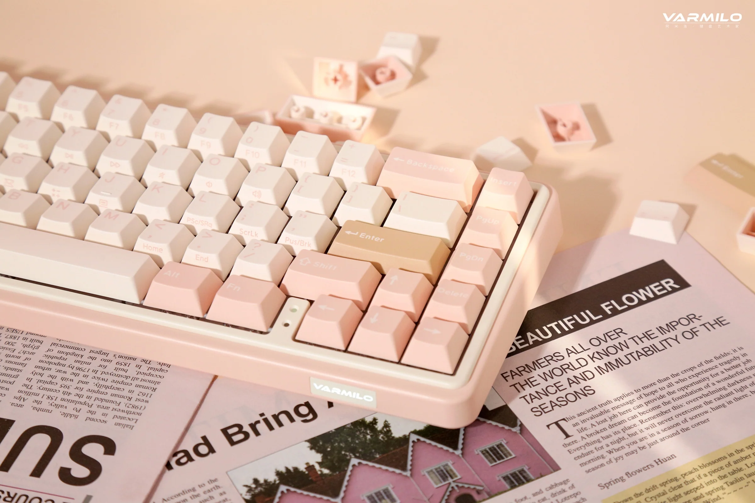 Varmilo Minilo VXB67 Mendozae 65% Bluetooth White LED EC Mechanical Keyboard - Image 5