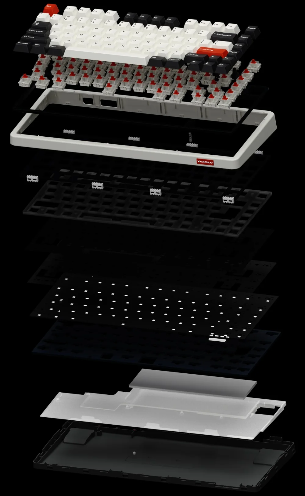 Varmilo Minilo75 Pro Eucalyptus Hotswap Wireless RGB Keyboard - Image 5