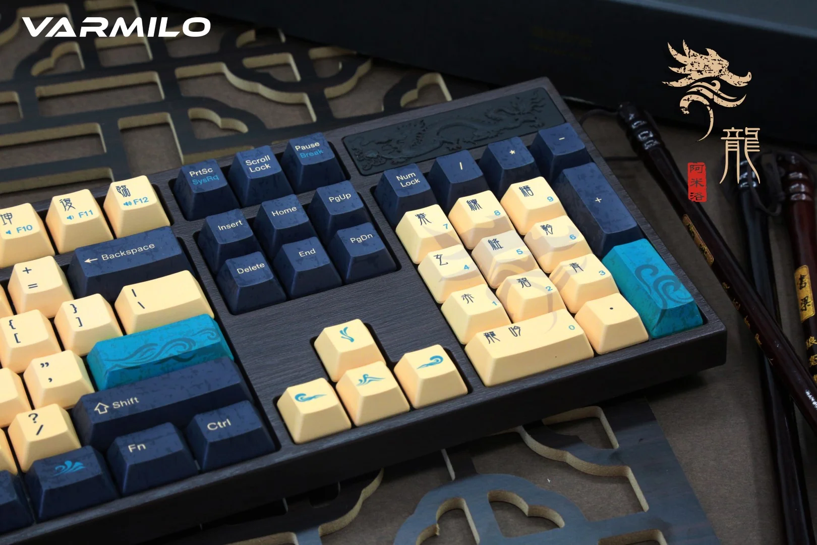 Varmilo VA104S Loong II White LED Dye Sub PBT Mechanical Keyboard - Image 5