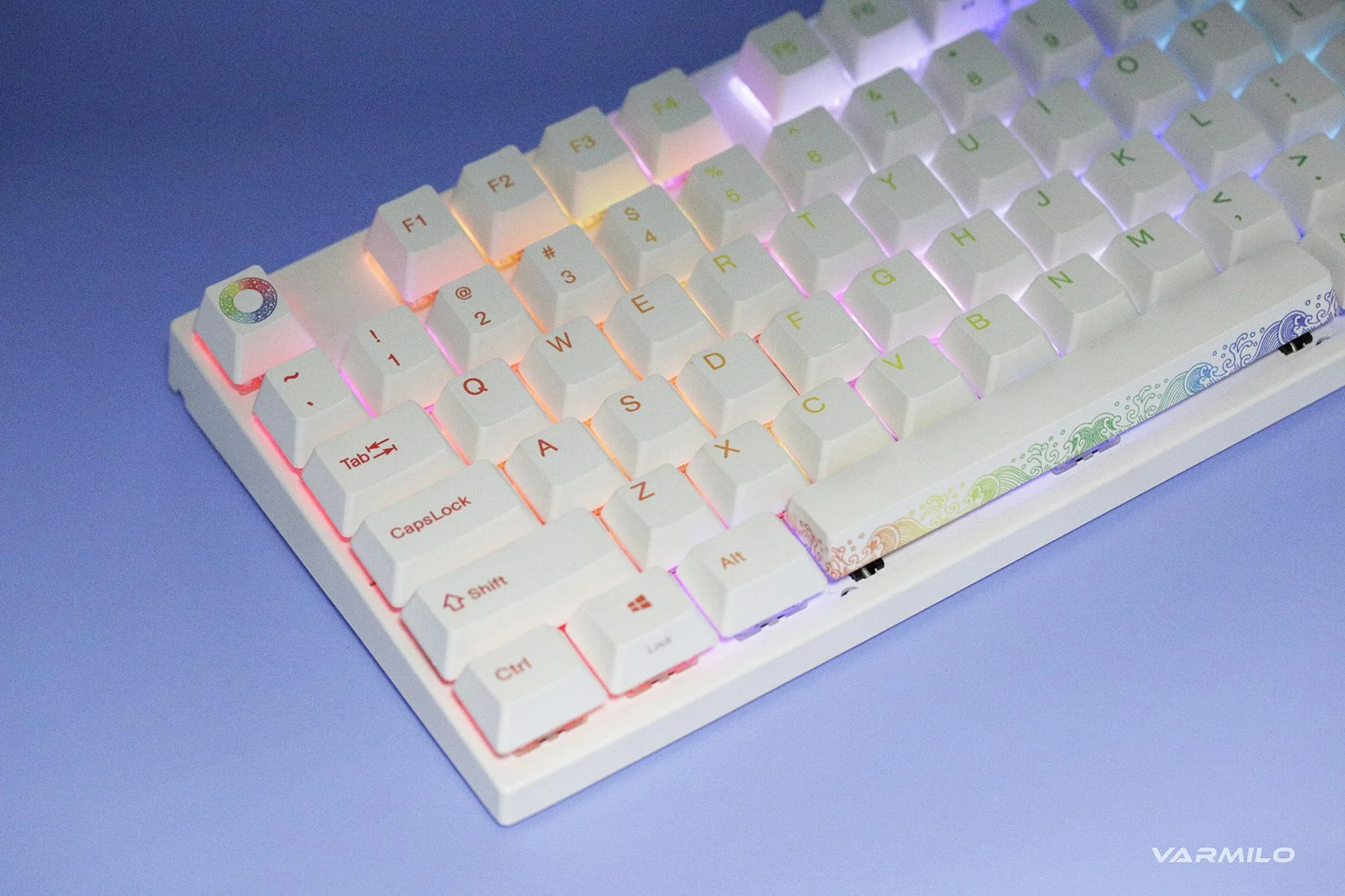 Varmilo VA108M Double Rainbow 2 RGB LED Dye Sub PBT Mechanical Keyboard - Image 2