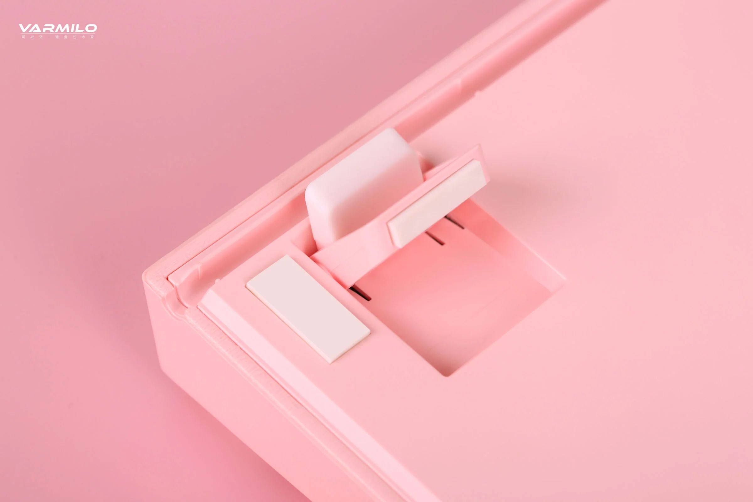 Varmilo VA Series V2 Sakura R1 Pink LED Mechanical Keyboard - Image 4