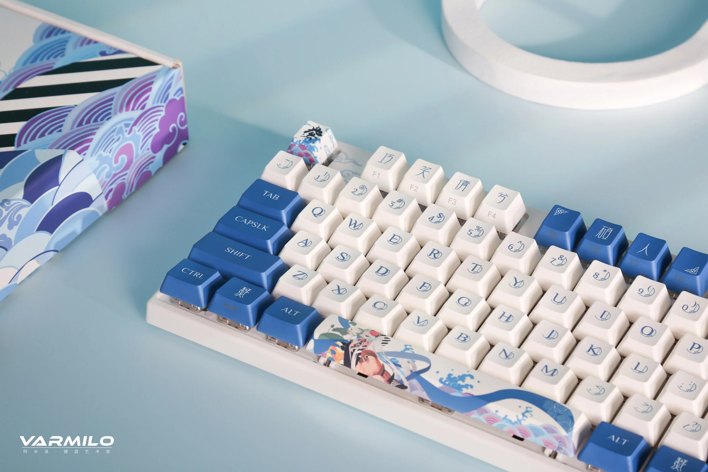 Varmilo VA Series V2 Love Birds Yang (I) TKL Bluetooth Mechanical Keyboard - Image 4