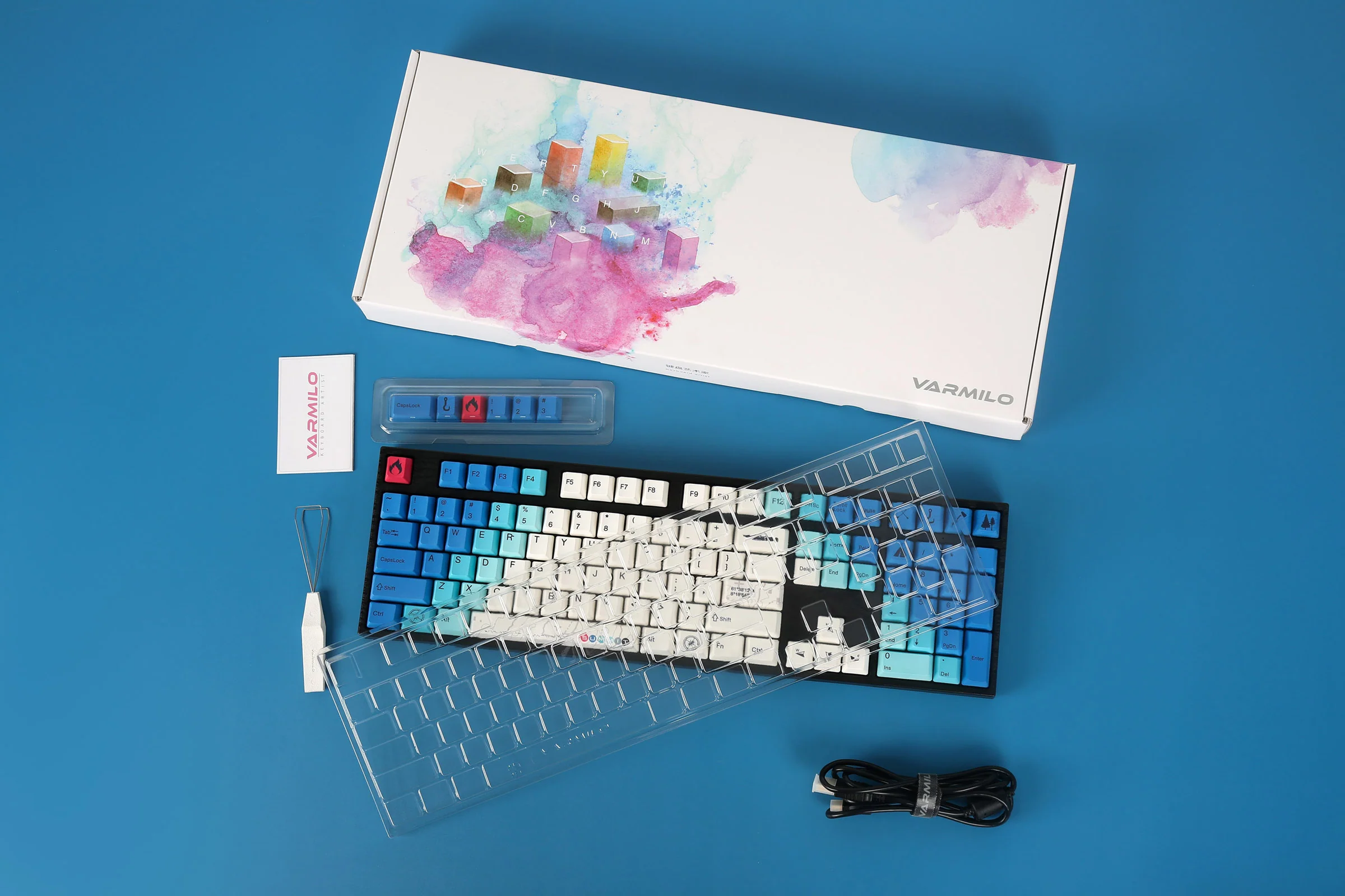 Varmilo MA Series V2 Summit R2 White LED EC Mechanical Keyboard - Image 7