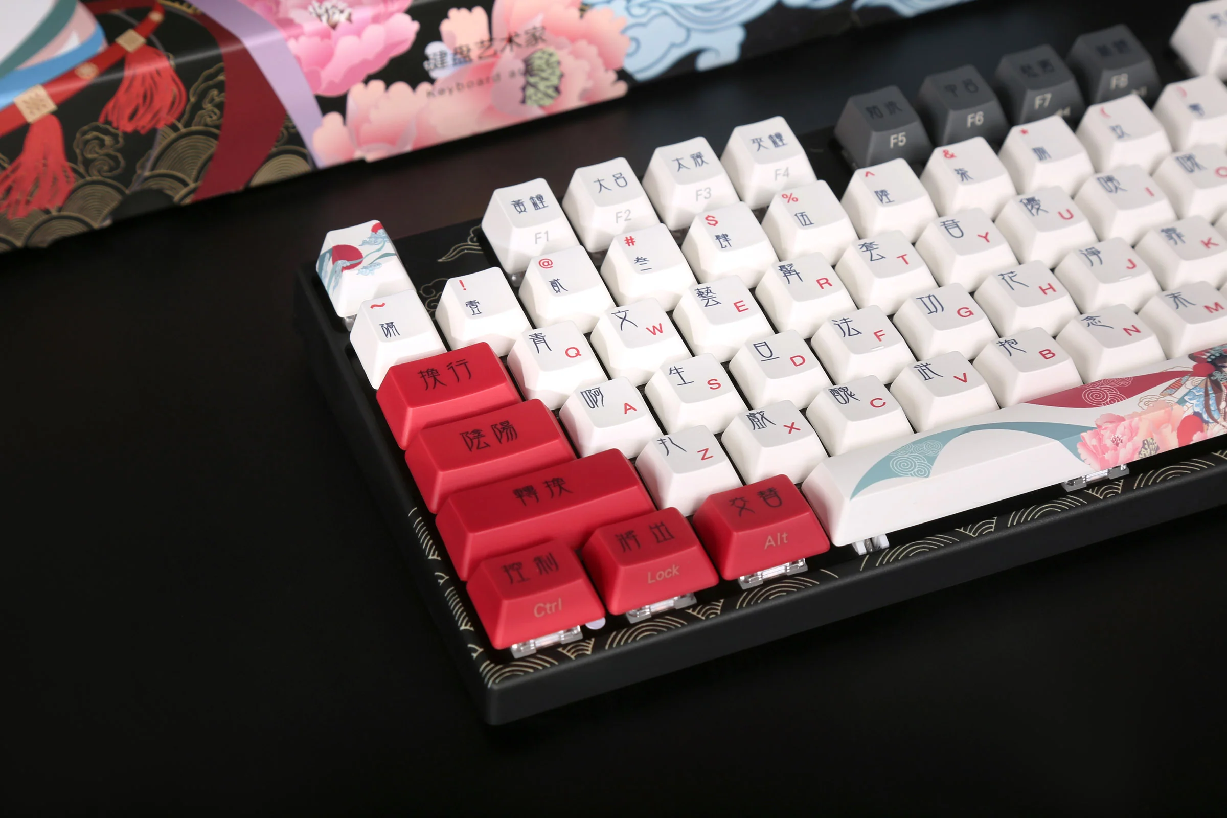 Varmilo VPE87 Beijing Opera TKL Hotswap Wireless White LED PBT Keyboard - Image 3