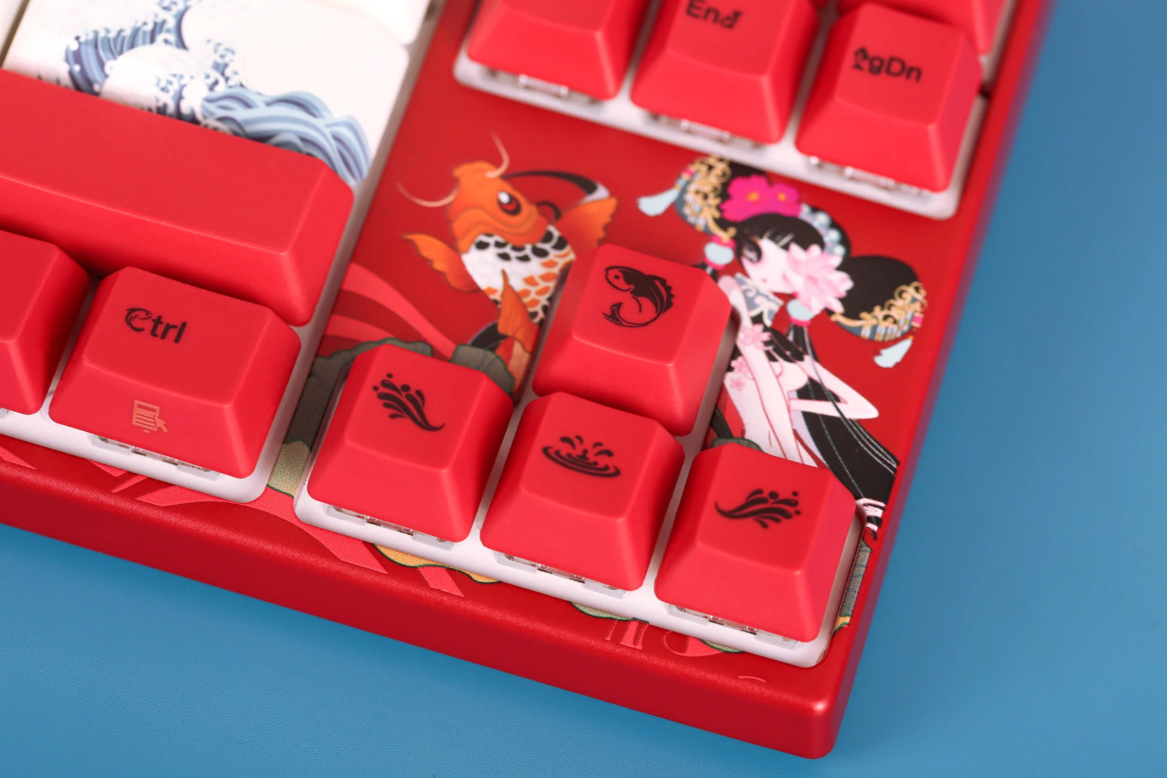 Varmilo VPE87 Koi TKL Hotswap Wireless White LED Keyboard - Image 2