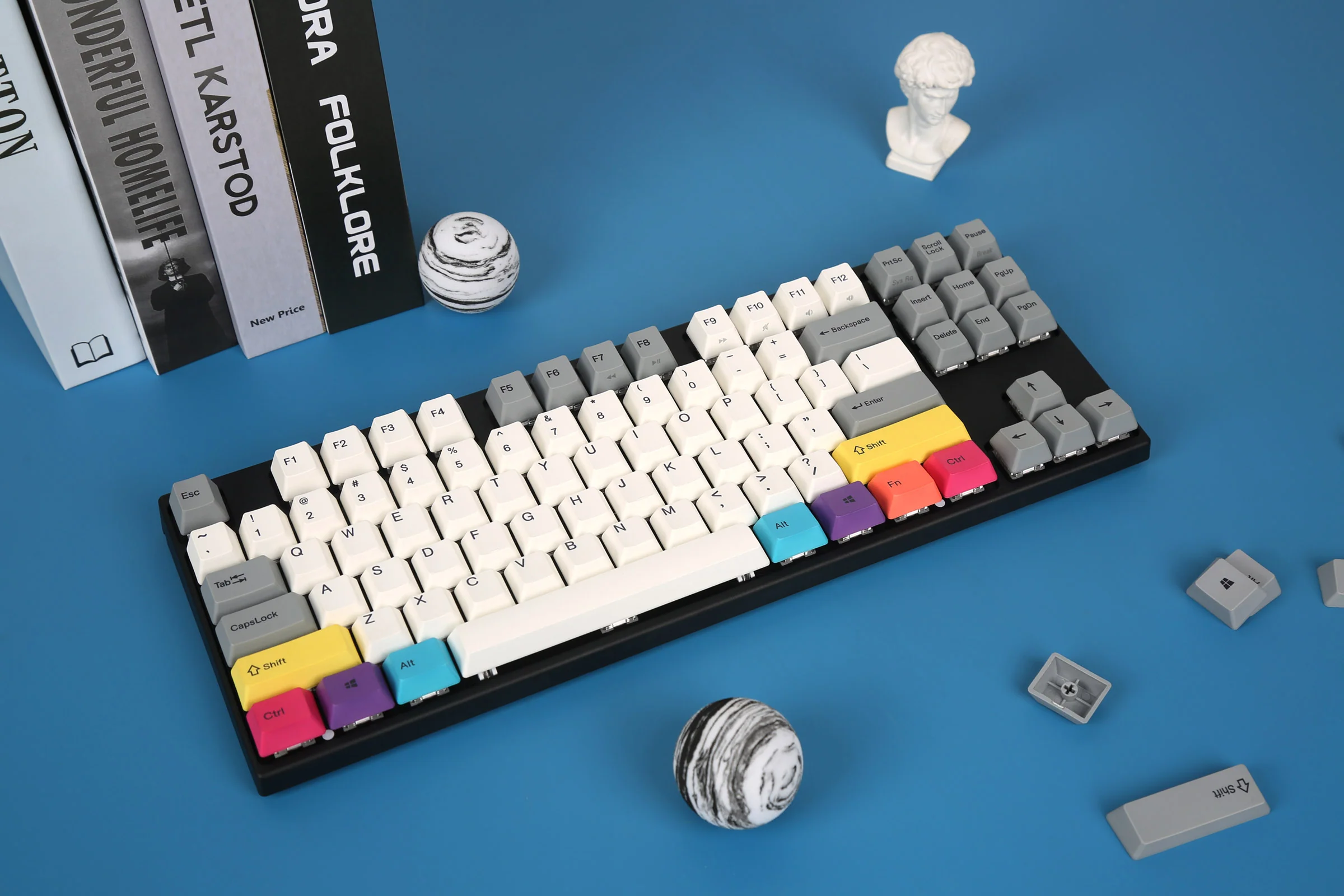 Varmilo VPM87 CMYK TKL White LED EC Keyboard - Image 3