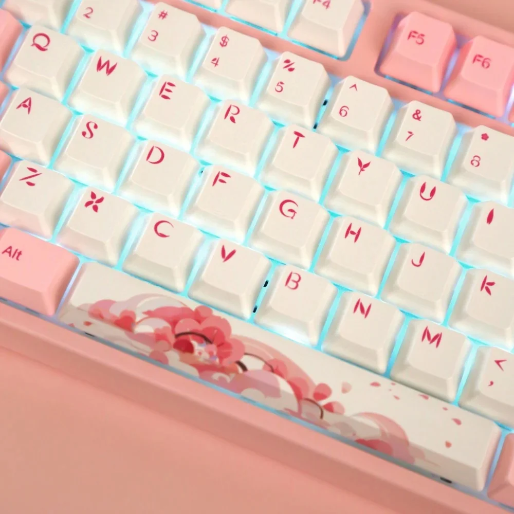 Varmilo VPT108 Sakura R2 Hotswap Wireless RGB Mechanical Keyboard - Image 8