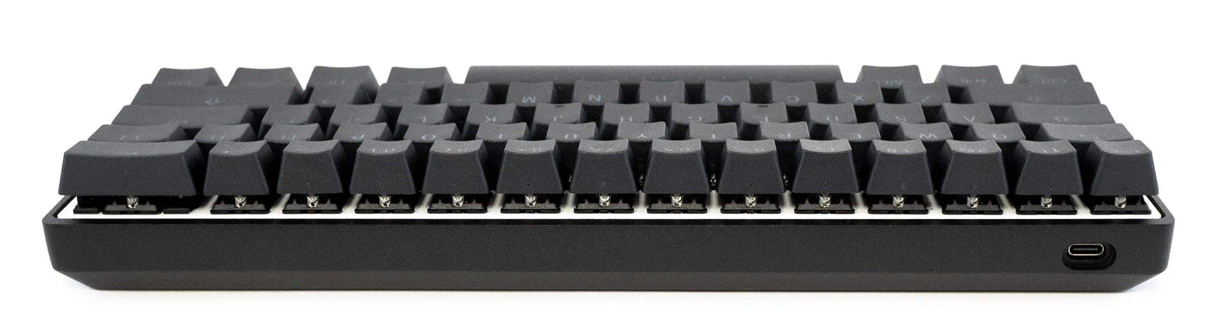 Vortex New POK3R Black Aluminum 60% White LED Double Shot PBT Mechanical Keyboard - Image 7