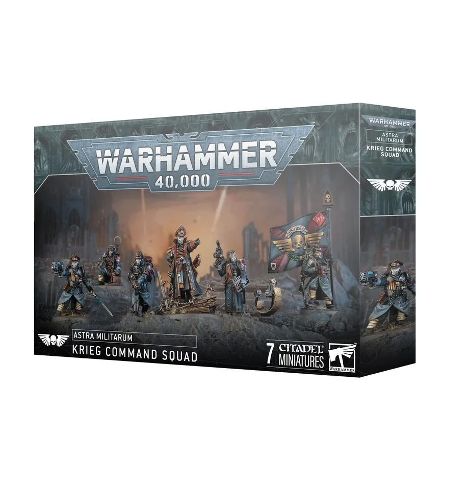 Warhammer 40000 Astra Militarum Krieg Command Squad