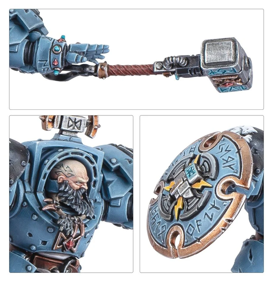 Warhammer 40000 Space Wolves Arjac Rockfist - Image 2