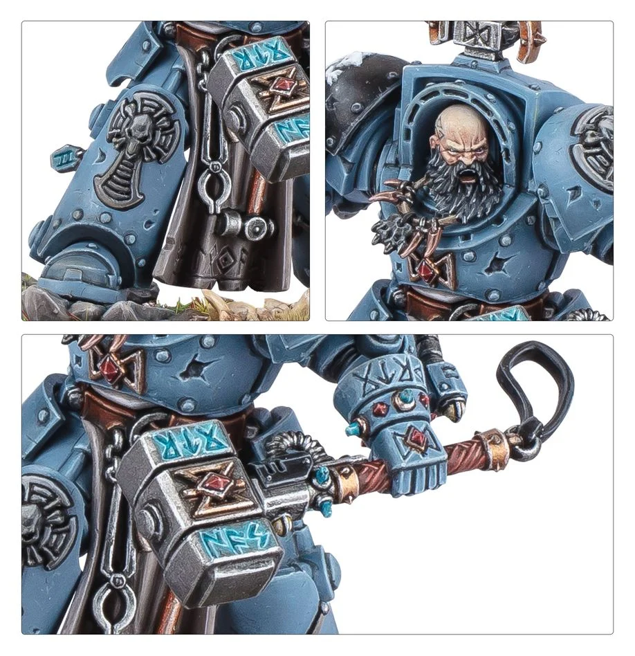 Warhammer 40000 Space Wolves Arjac Rockfist - Image 3