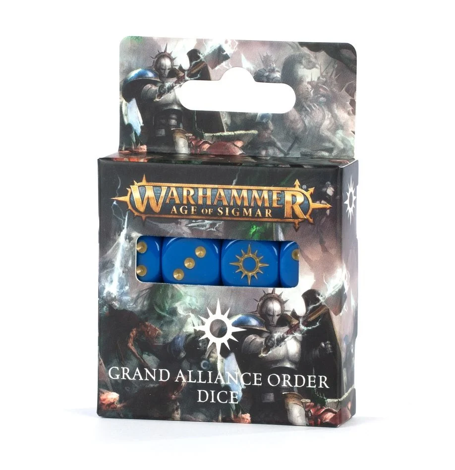Warhammer Age of Sigmar Grand Alliance Order Dice Set - Image 2