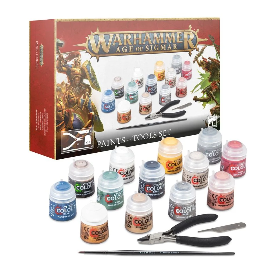 Warhammer Age of Sigmar Paints + Tools Set 2024 - Image 2