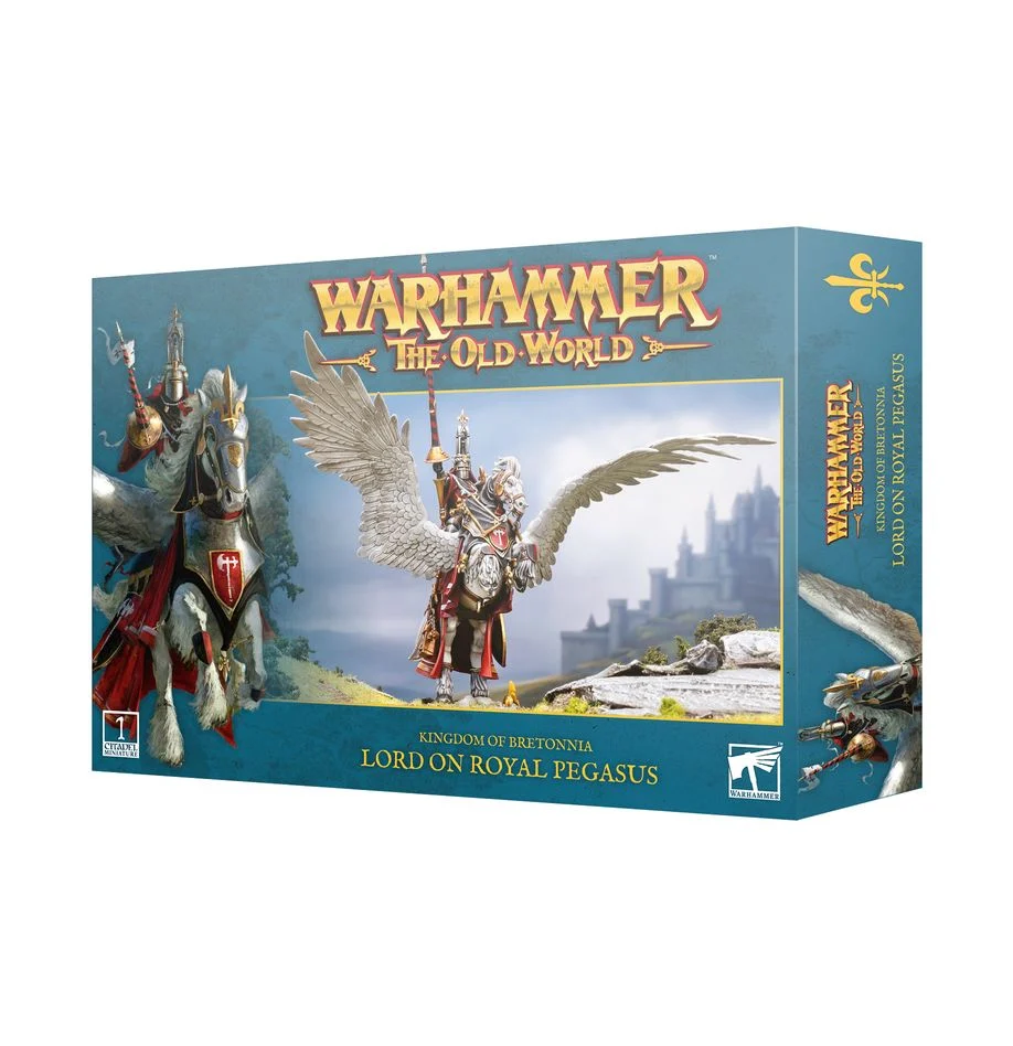 Warhammer The Old World Kingdom of Bretonnia Lord on Royal Pegasus - Image 2