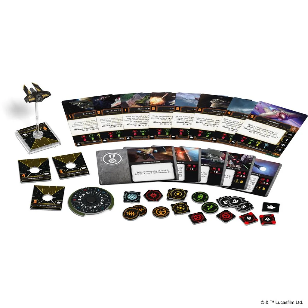 Star Wars X-Wing 2nd Ed : M3-A Interceptor - Image 3