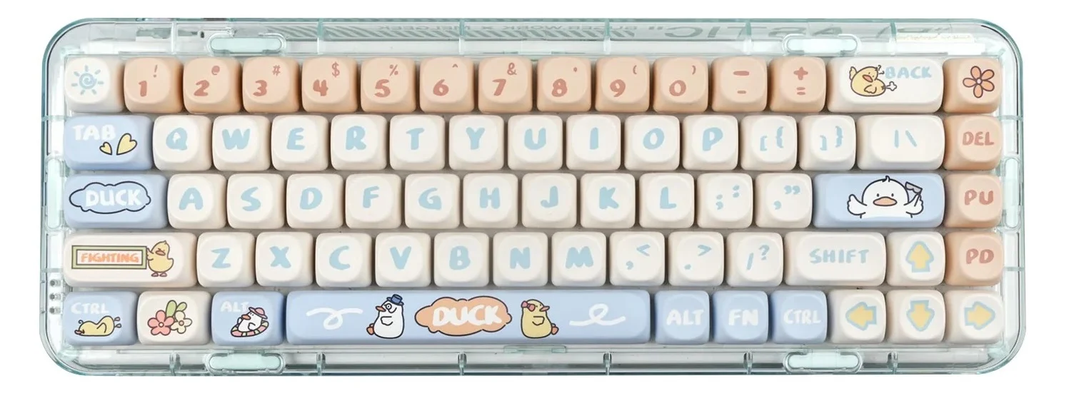 Yunzii Holiday Duck 138 Key MOA Profile Dye Sub PBT Keycap Set