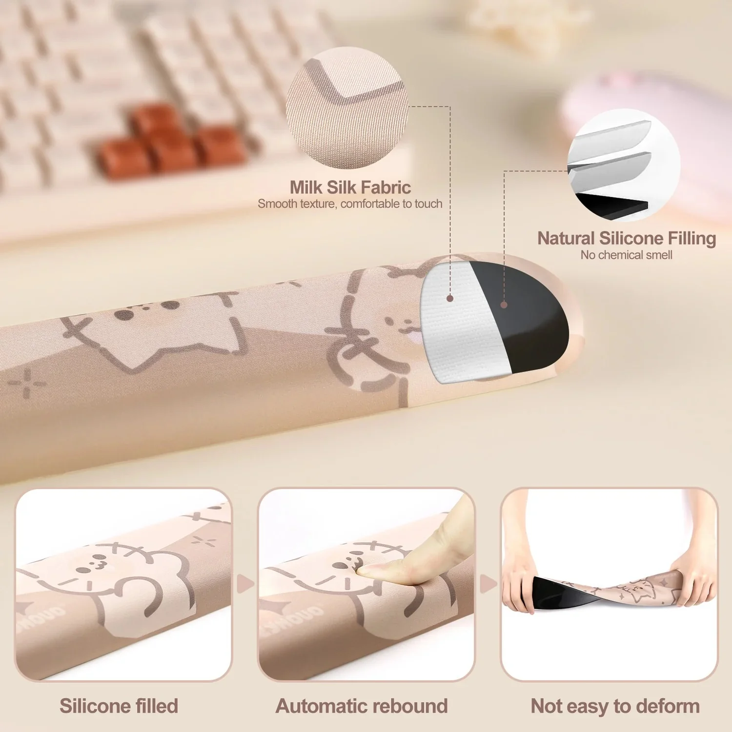 Yunzii Meow Meow Coffee Wrist Rest - Image 2